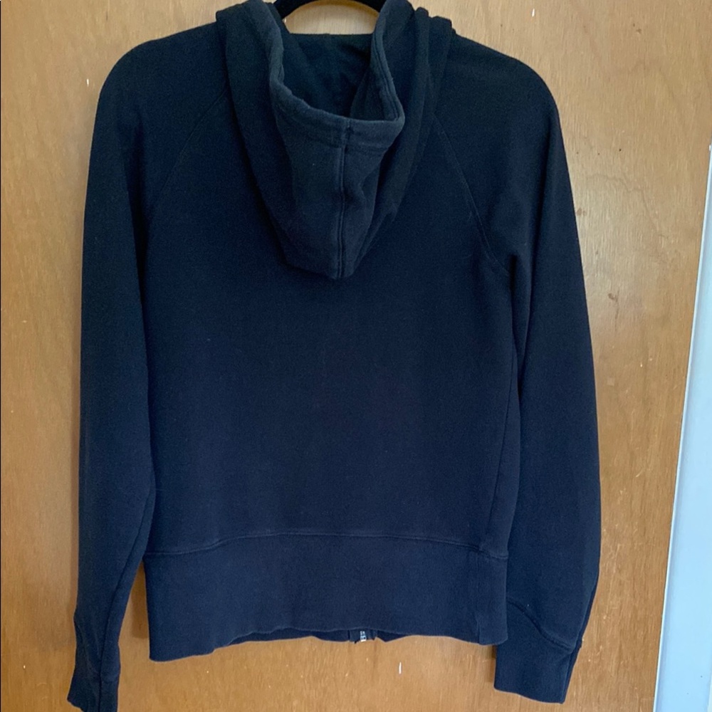 Champion Black Zip Front Hoodie Sweatshirt - Picture 3 of 3